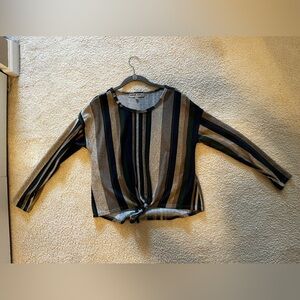 Absolutely Famous striped long sleeve size m